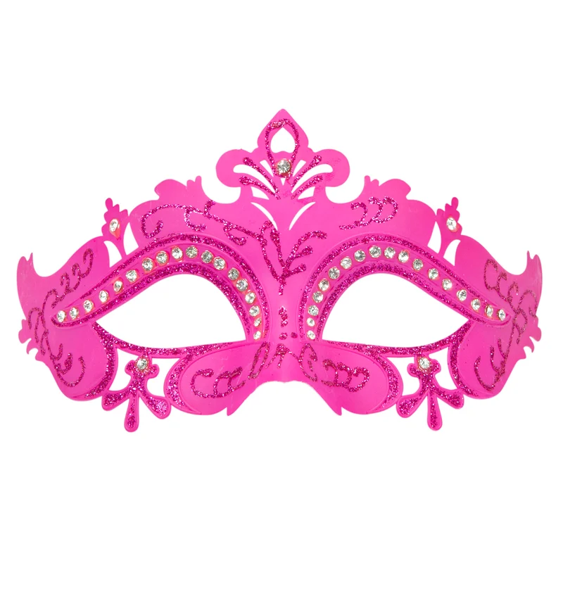 Oogmasker Venetie Met Stenen Rose